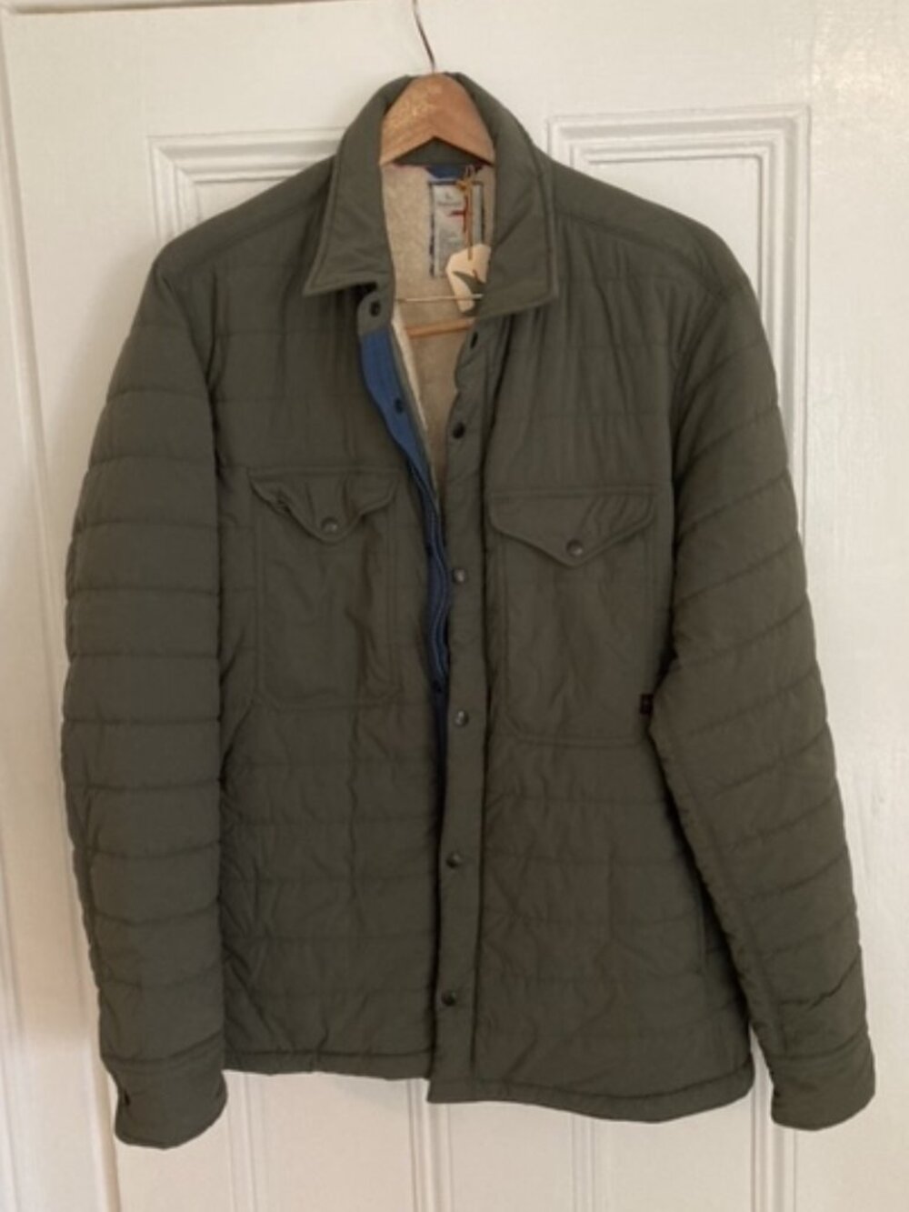 NWT Relwen Quilted Superfleece Jacket Dark Forest Large